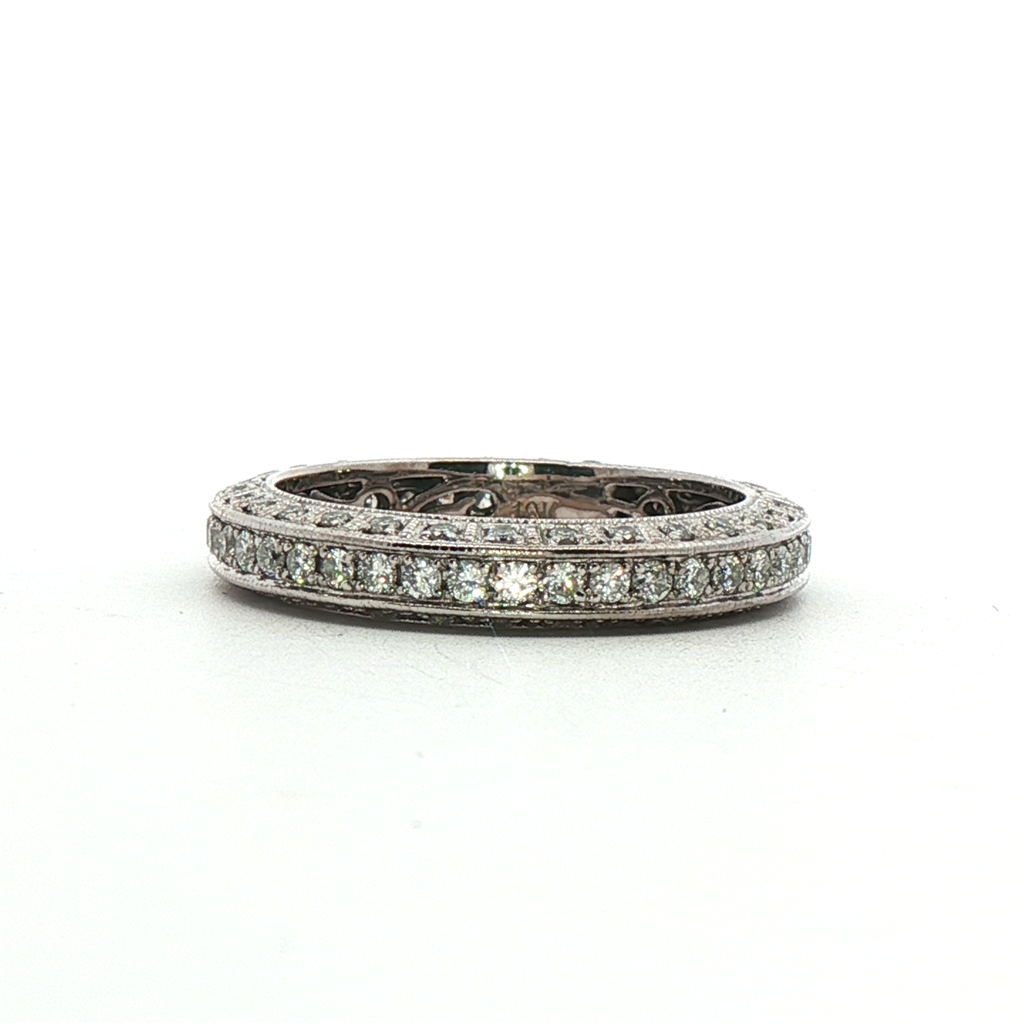 Diamond Eternity Band in 18k White Gold