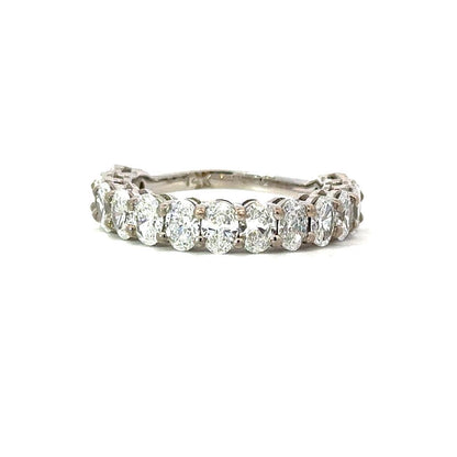 Lab Grown Diamond Band in 14k White Gold