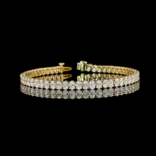 Bracelet OV 14K Yellow Gold BC1170
