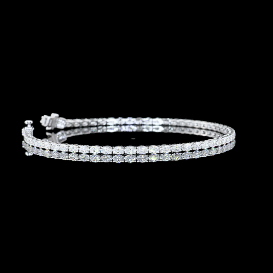 Bracelet OV 14K White Gold BC1277
