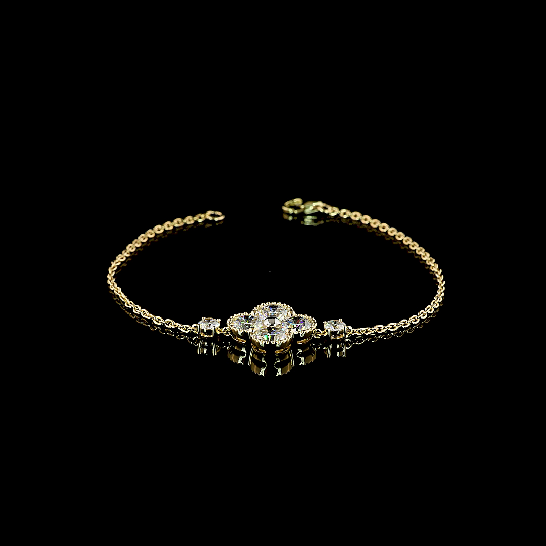 Special Bracelet Round 14K TWO TONE BC3923
