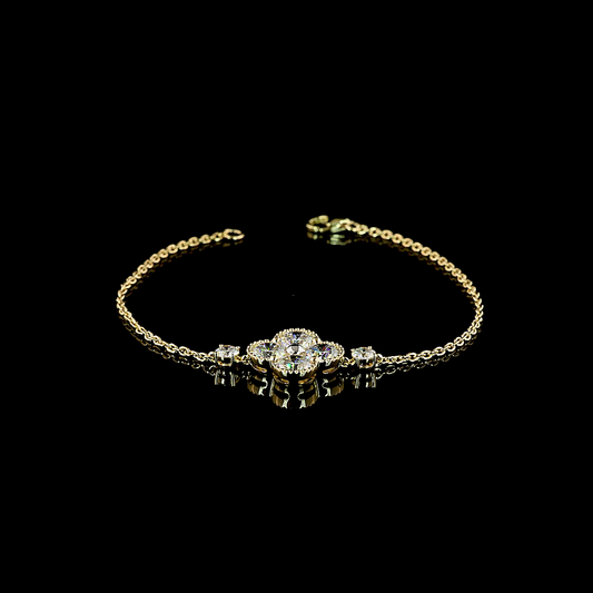 Special Bracelet Round 14K TWO TONE BC3923