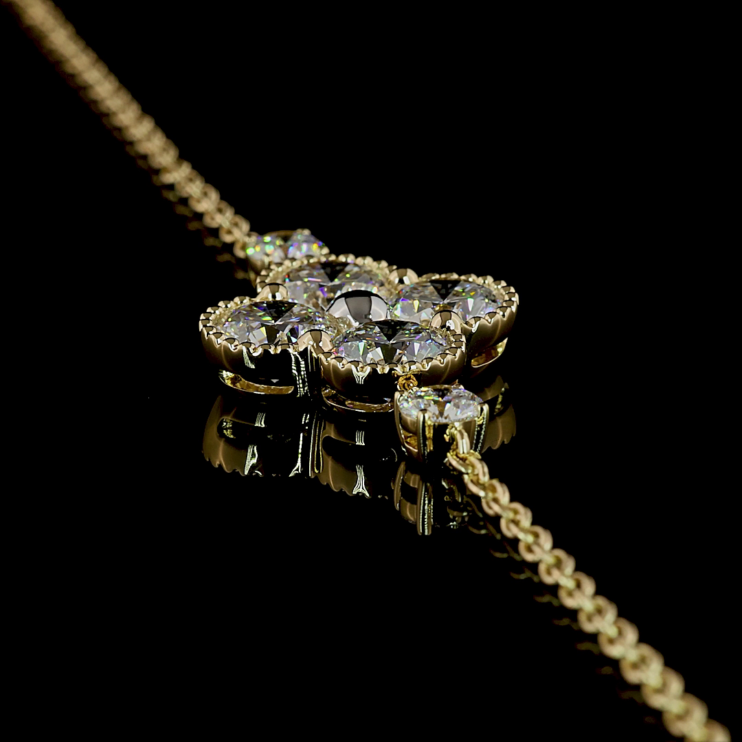 Special Bracelet Round 14K TWO TONE BC3923