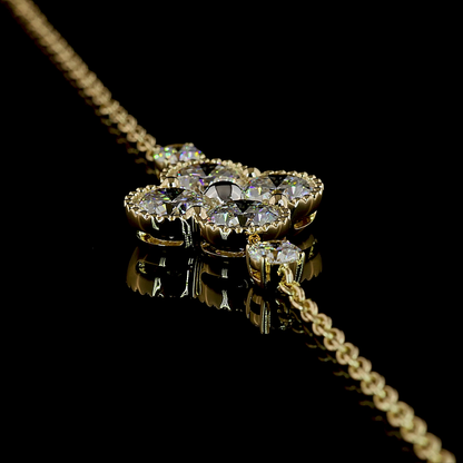 Special Bracelet Round 14K TWO TONE BC3923