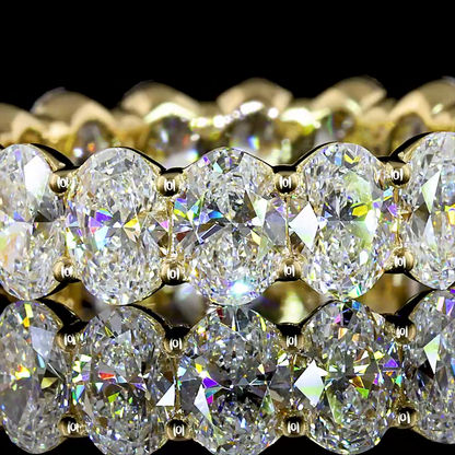 Eternity Band Oval 14K Yellow Gold EB1360