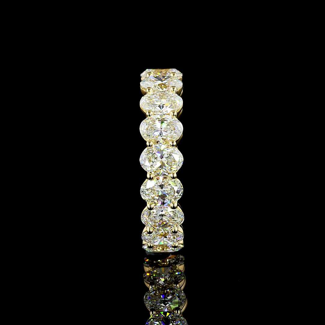 Eternity Band Oval 14K Yellow Gold EB1360