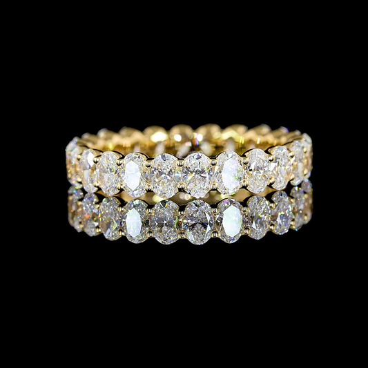 Eternity Band Oval 18K Yellow Gold EB1994