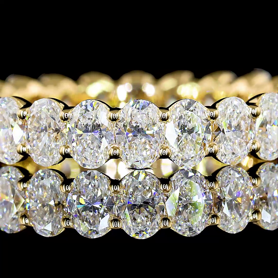 Eternity Band Oval 18K Yellow Gold EB1994