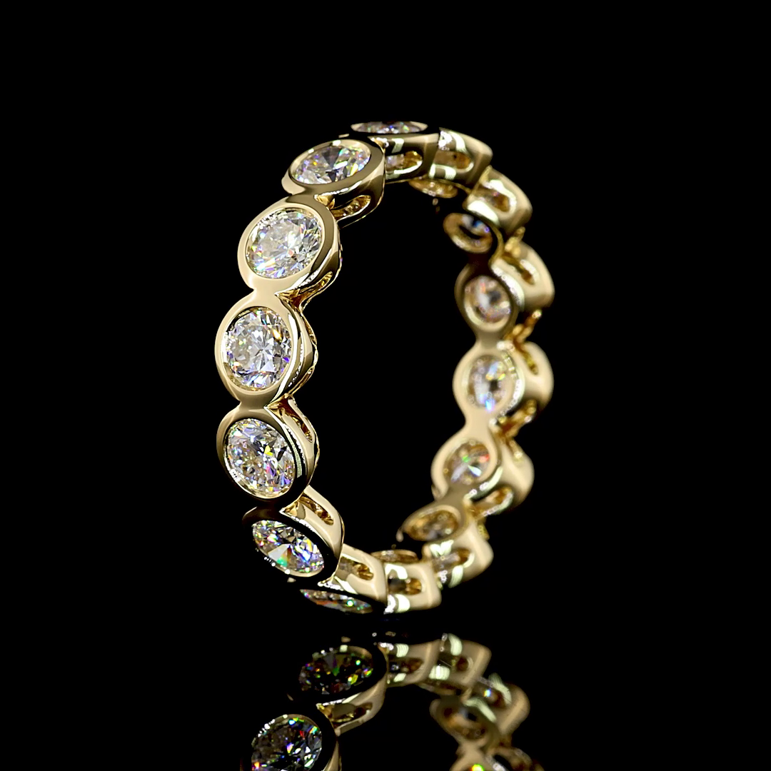 Eternity Band Round 14K Yellow Gold EB2918