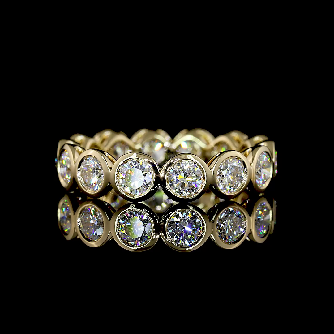 Eternity Band Round 14K Yellow Gold EB2918
