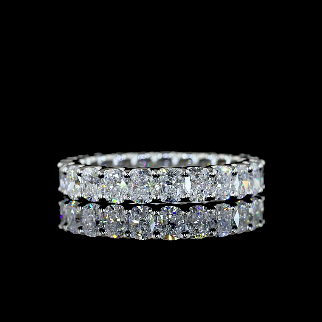 Eternity Band Cushion Brilliant Platinum EB4018