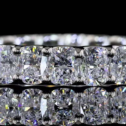 Eternity Band Cushion Brilliant Platinum EB4018