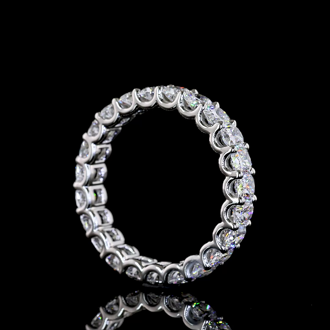 Eternity Band Cushion Brilliant Platinum EB4018