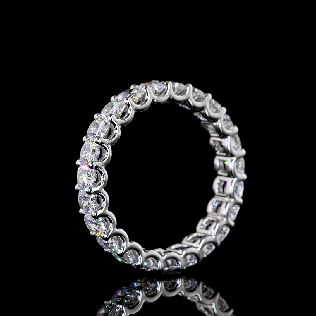 Eternity Band Cushion Brilliant Platinum EB4018