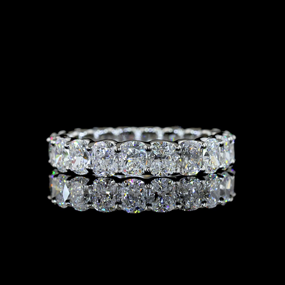 Eternity Band Cushion Brilliant Platinum EB4055