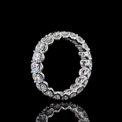 Eternity Band Cushion Brilliant Platinum EB4055