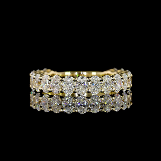 Eternity Band OV 14K Yellow Gold EB4254