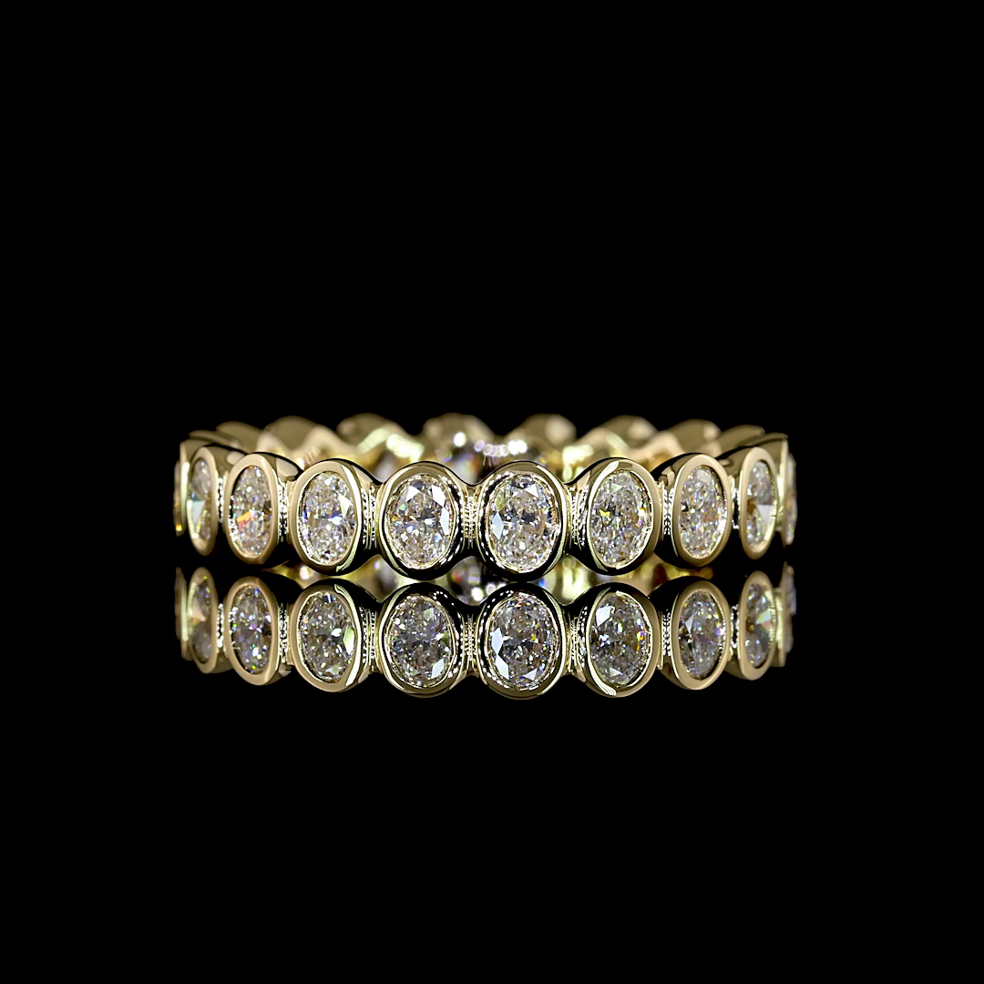 Eternity Band Oval 14K Yellow Gold EB4607