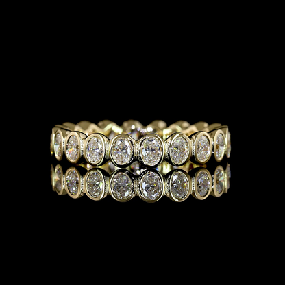 Eternity Band Oval 14K Yellow Gold EB4607