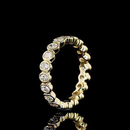 Eternity Band Oval 14K Yellow Gold EB4607