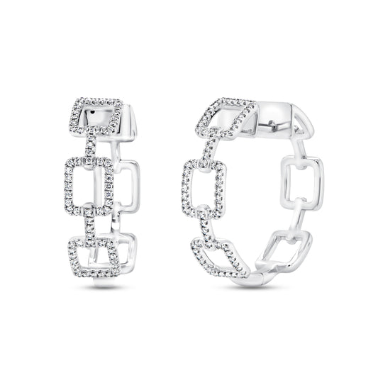 Uneek Earring 18K White Gold ER1116W