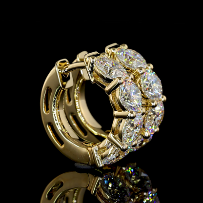 Huggies Earring Round 14K Yellow Gold ER11965