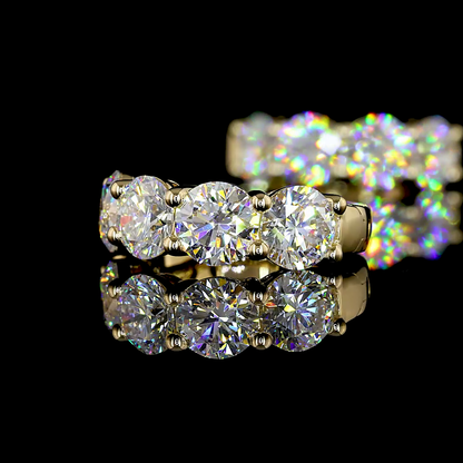 Huggies Earring Round 14K Yellow Gold ER11965