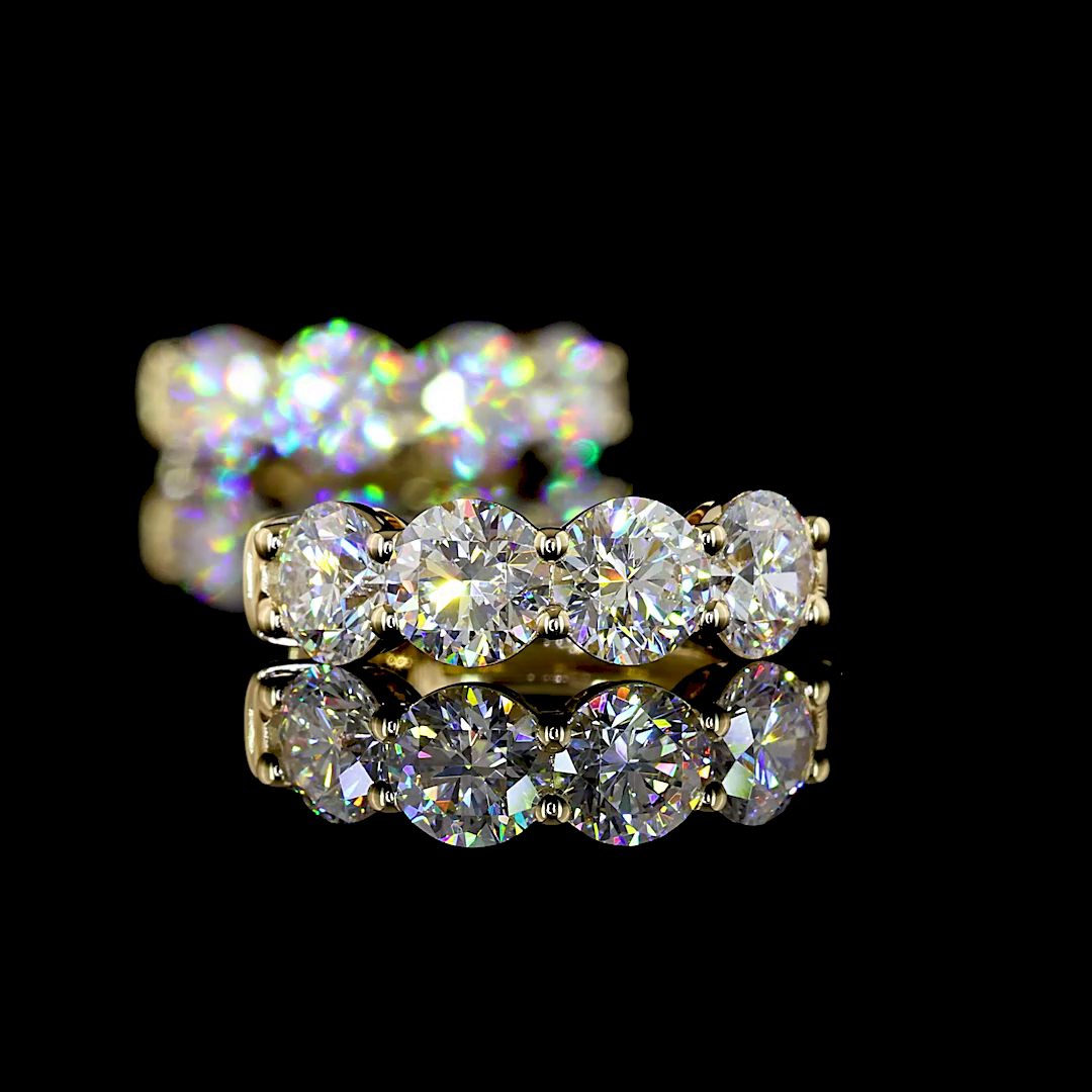 Huggies Earring Round 14K Yellow Gold ER12388