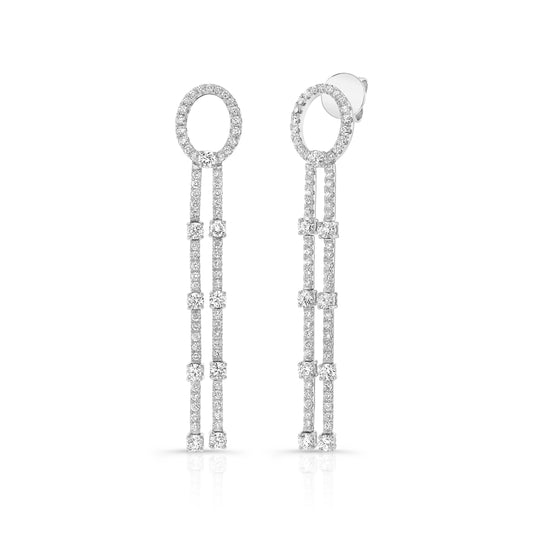 Uneek Earring 18K White Gold ER2493DC