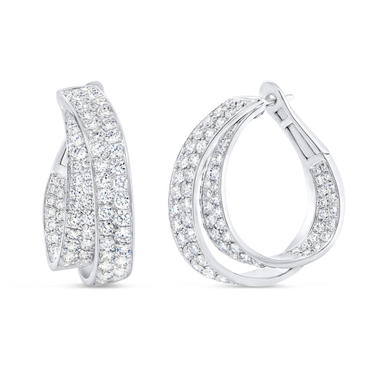 Uneek Earring 18K White Gold ER5014