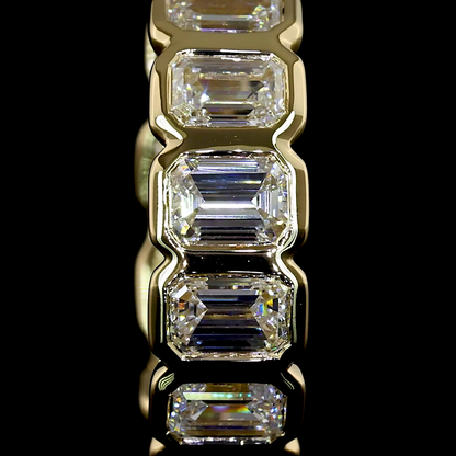 Huggies Earring Emerald 14K Yellow Gold ER7899