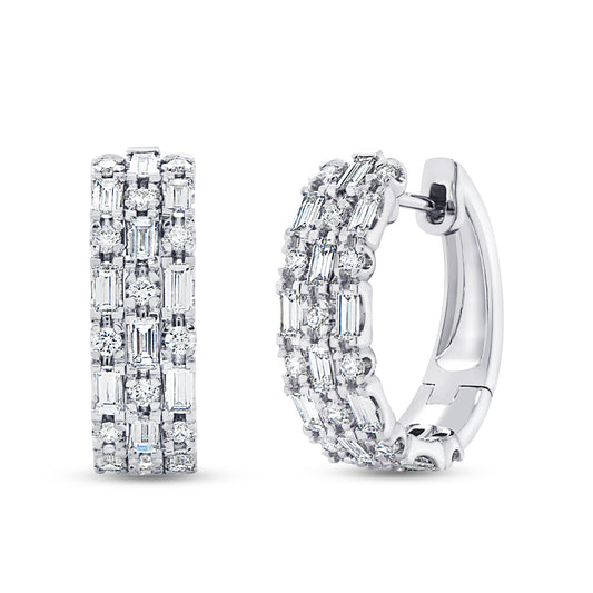 Uneek Earring 18K White Gold ER8349