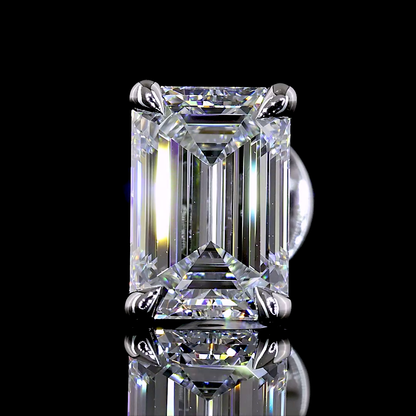 Martini Earring Emerald 14K White Gold ER9107