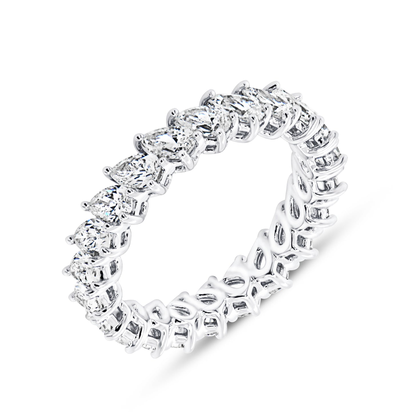 Image for Uneek Eternity Ring 18K White Gold ETPS200