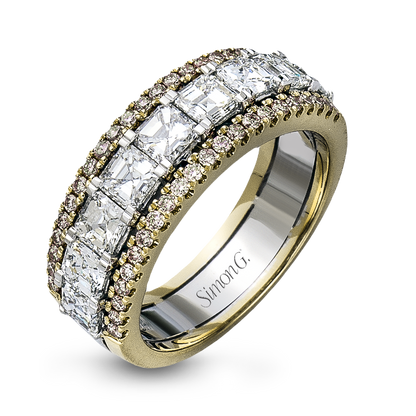 Anniversary Ring In 18k Gold With Diamonds