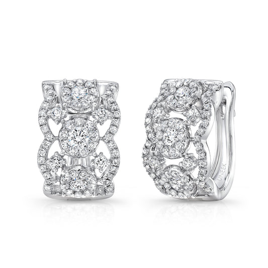 Uneek Earring 14K White Gold LVEW618W