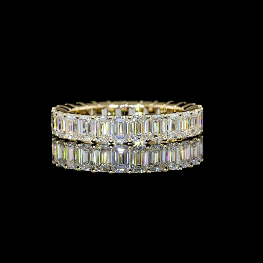 Eternity Band Emerald 14K Yellow Gold EB752