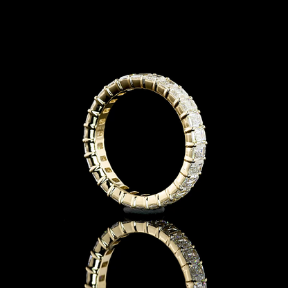 Eternity Band Emerald 14K Yellow Gold EB752
