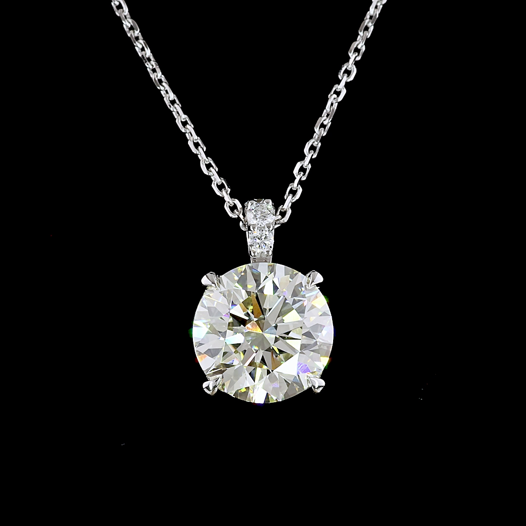 Pendant Round 14K White Gold PD1031