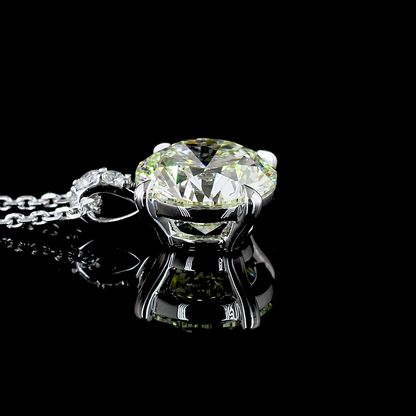 Pendant Round 14K White Gold PD1031