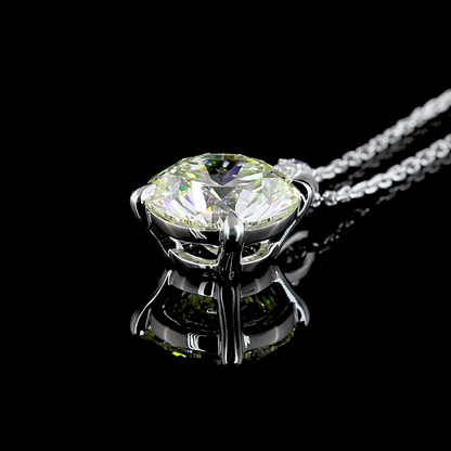 Pendant Round 14K White Gold PD1031