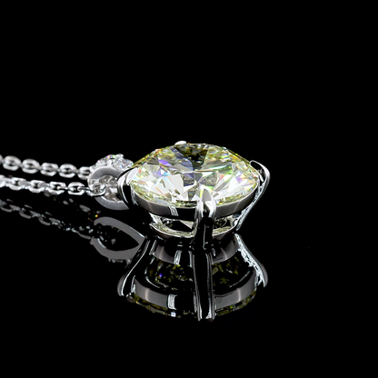 Pendant Round 14K White Gold PD1040