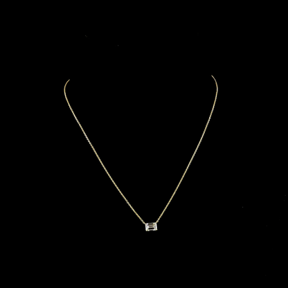 Pendant Emerald 14K Yellow Gold PD1564