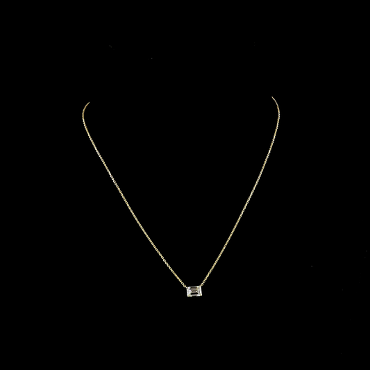 Pendant Emerald 14K Yellow Gold PD1564