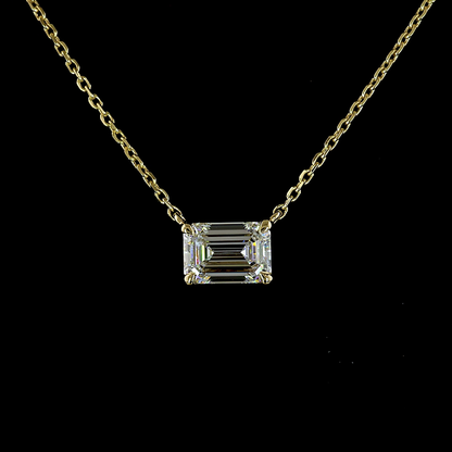 Pendant Emerald 14K Yellow Gold PD1564