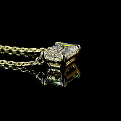 Pendant Emerald 14K Yellow Gold PD1564