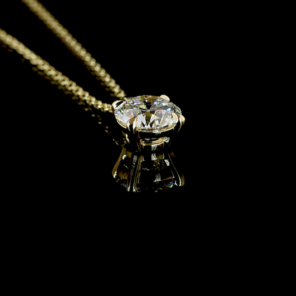 Pendant Round 14K Yellow Gold PD1588