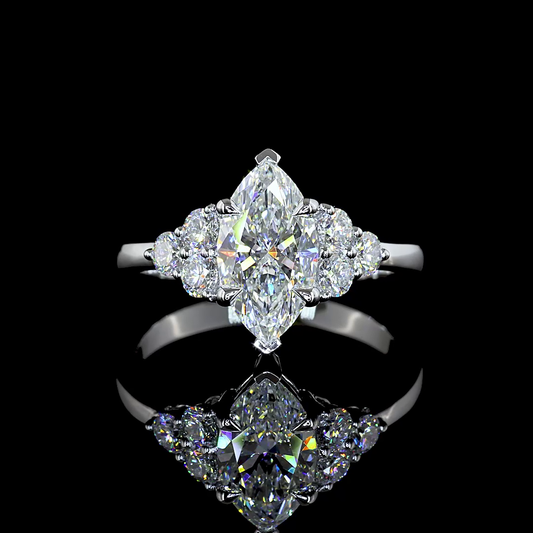 Special Ring Marquise 14K White Gold RG3313
