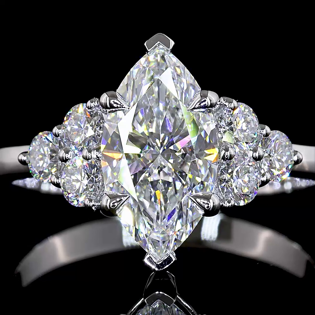 Special Ring Marquise 14K White Gold RG3313