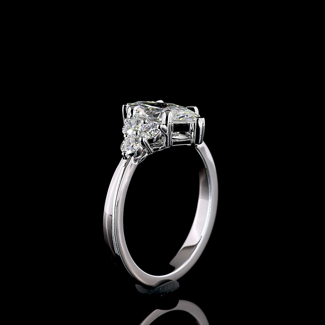 Special Ring Marquise 14K White Gold RG3313